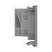 BG Electrical Grey 13A UK Unswitched Socket Euro Module EMUKSG - view 4
