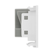 BG Electrical White 13A UK Unswitched Socket Euro Module EMUKSW - view 4