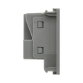 BG Electrical Grey 13A Universal Euro Socket Module EMUNVG - view 1