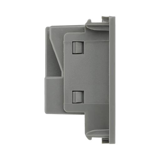 BG Electrical Grey 13A Universal Euro Socket Module EMUNVG - view 1