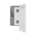 BG Electrical White 13A Universal Euro Socket Module EMUNVW - view 1