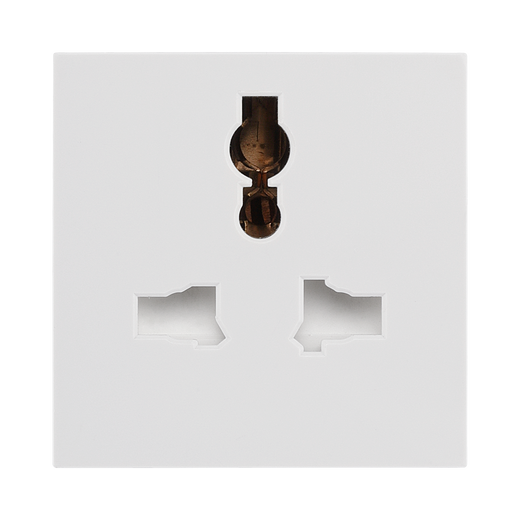 13A Universal Unswitched Socket Module – White