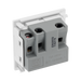 BG Electrical White 13A Universal Euro Socket Module EMUNVW - view 2