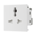 BG Electrical White 13A Universal Euro Socket Module EMUNVW - view 4