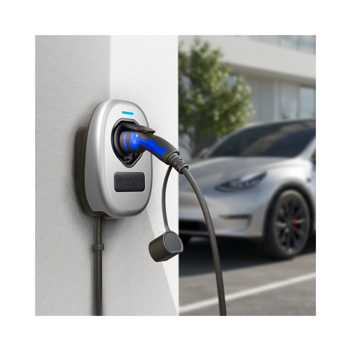 Sync Energy 7kW Socketed EV Wall Charger with RFID EVWC2S7GGR