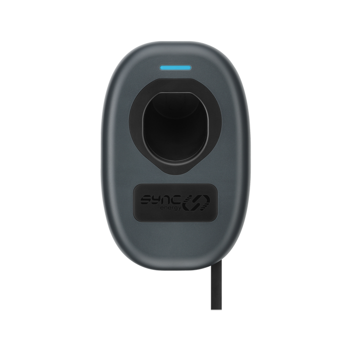 Sync Energy 7kW Tethered EV Wall Charger with 4G EVWC2T7GG