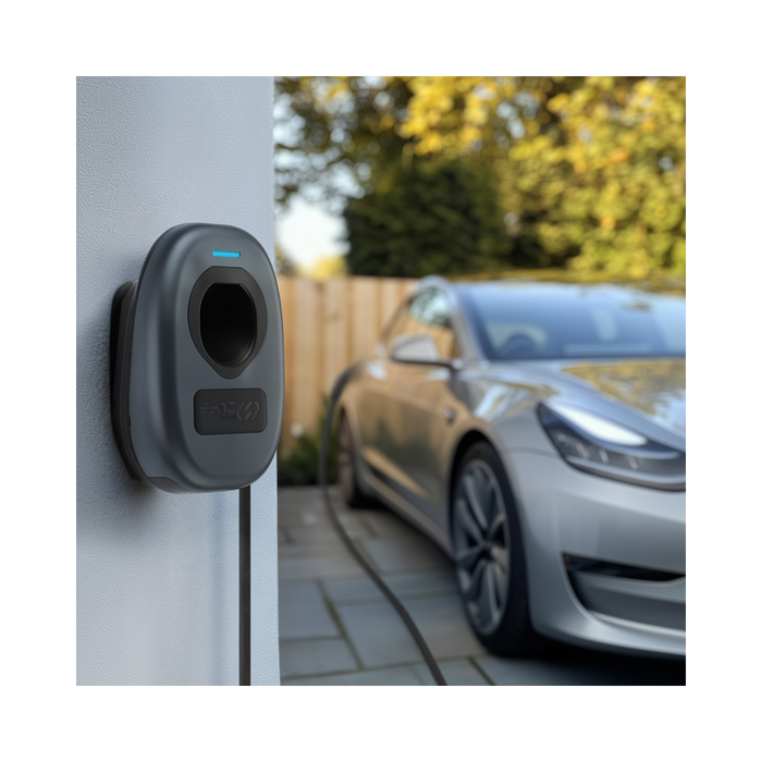 Sync Energy 7kW Tethered EV Wall Charger EVWC2T7G