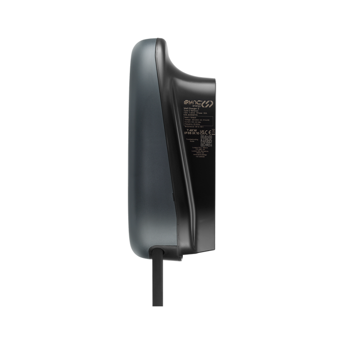 Sync Energy 7kW Tethered EV Wall Charger EVWC2T7G