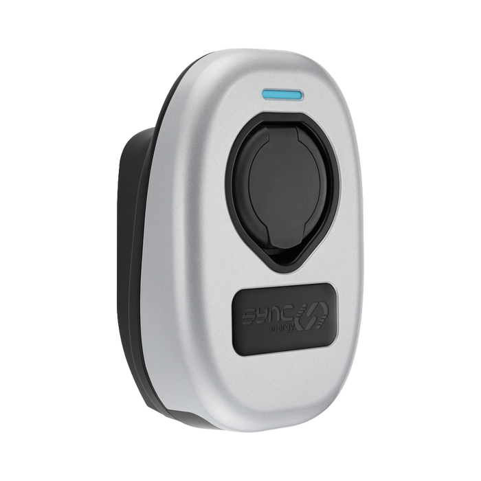 Sync Energy EV Charger Faceplate In Metalic Silver EVWC2TMMS