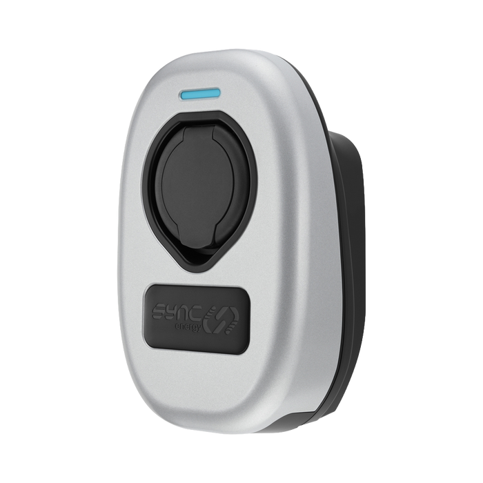Sync Energy EV Charger Faceplate In Metalic Silver EVWC2TMMS
