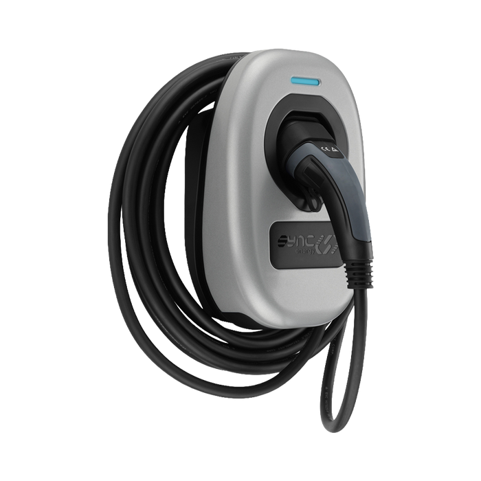 Sync Energy EV Charger Faceplate In Metalic Silver EVWC2TMMS