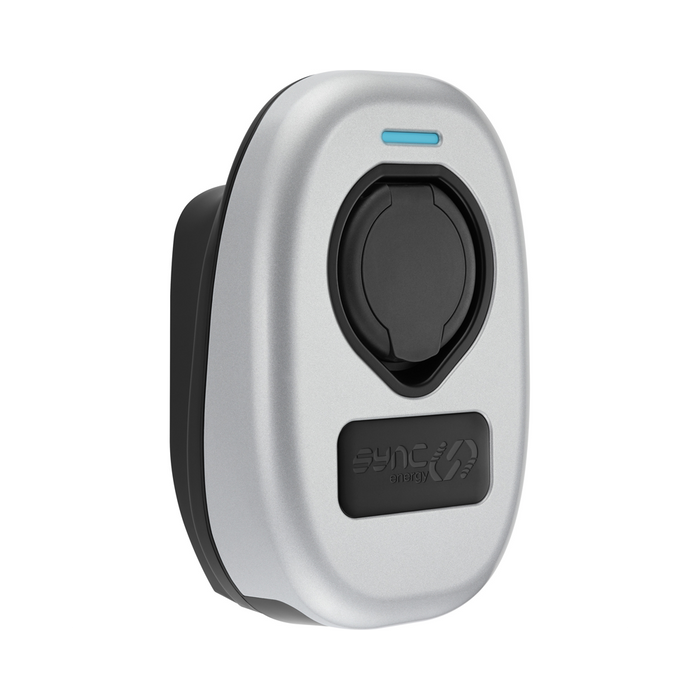 Sync Energy EV Charger Faceplate In Metalic Silver EVWC2TMMS