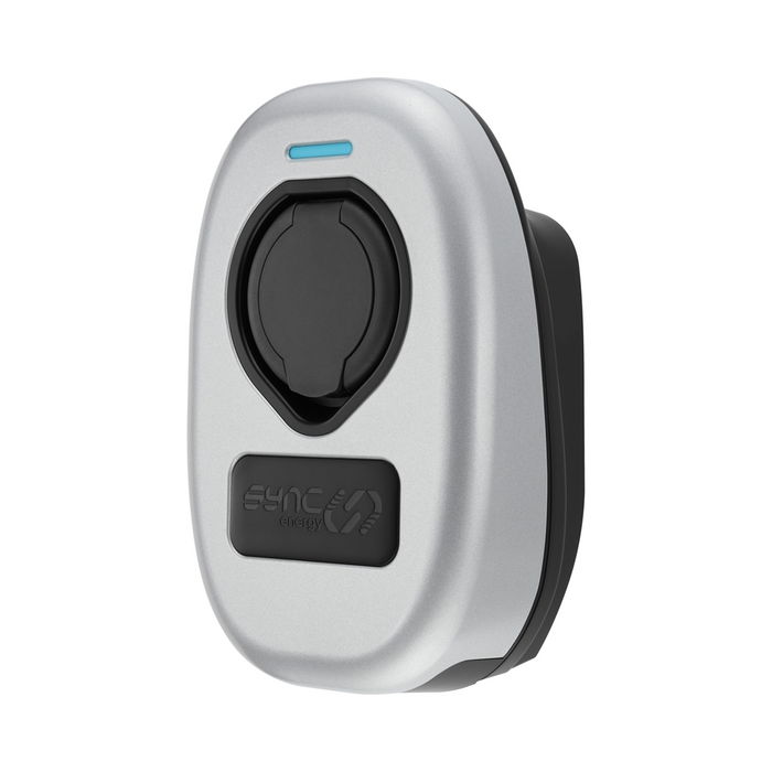 Sync Energy EV Charger Faceplate In Metalic Silver EVWC2TMMS