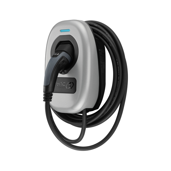 Sync Energy EV Charger Faceplate In Metalic Silver EVWC2TMMS