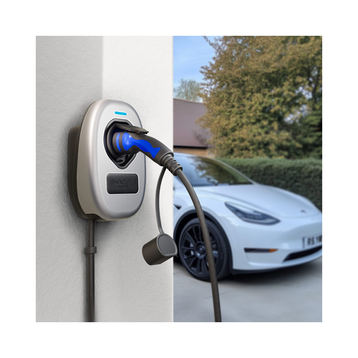 Sync Energy EV Charger Faceplate In Metalic Silver EVWC2TMMS