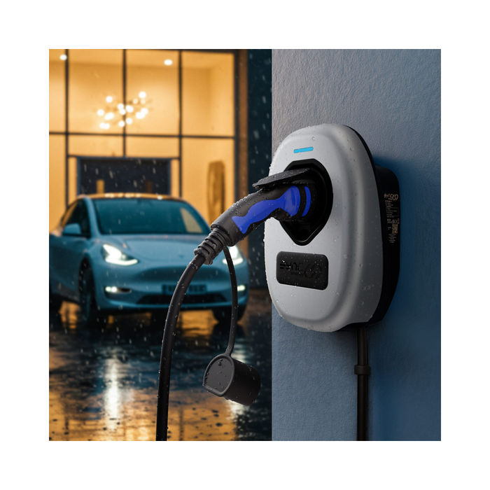 Sync Energy EV Charger Faceplate In Metalic Silver EVWC2TMMS