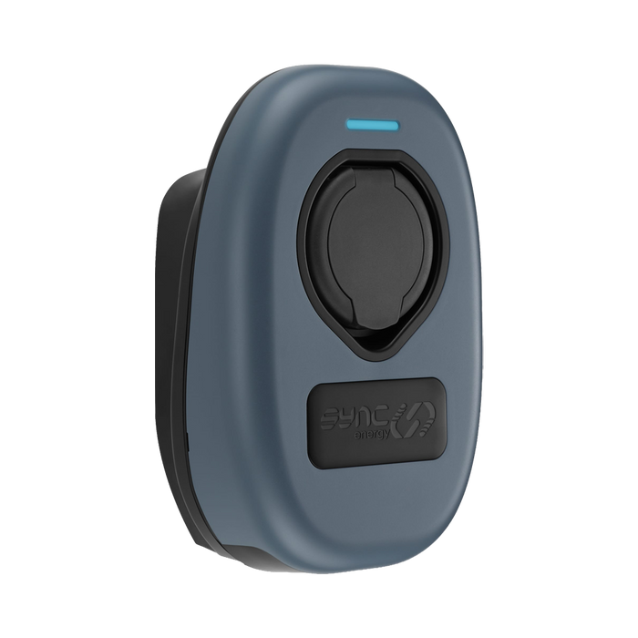 Sync Energy EV Charger Faceplate In Blue Grey EVWC2TPBG