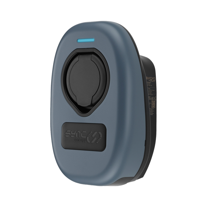 Sync Energy EV Charger Faceplate In Blue Grey EVWC2TPBG