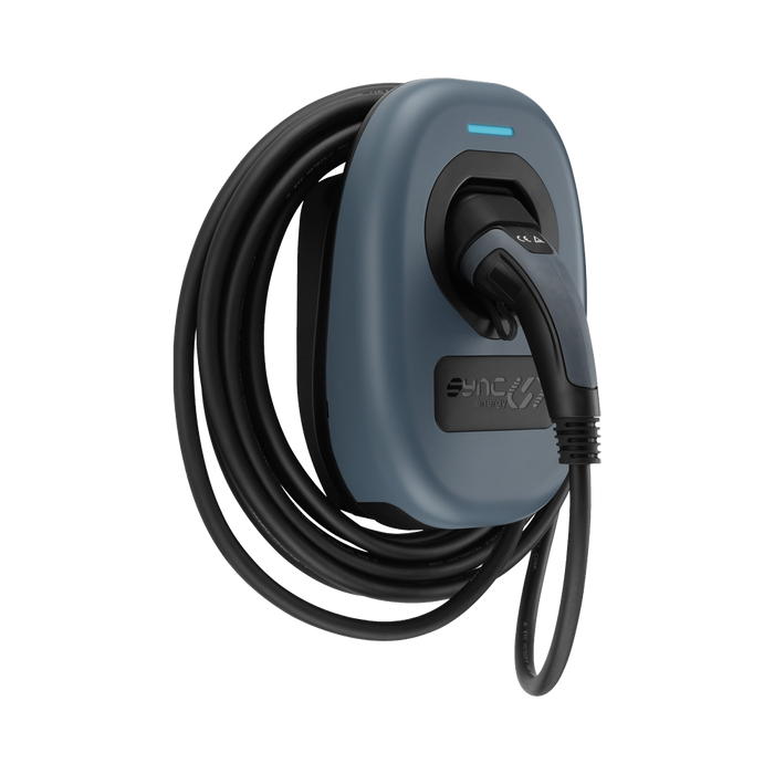 Sync Energy EV Charger Faceplate In Blue Grey EVWC2TPBG
