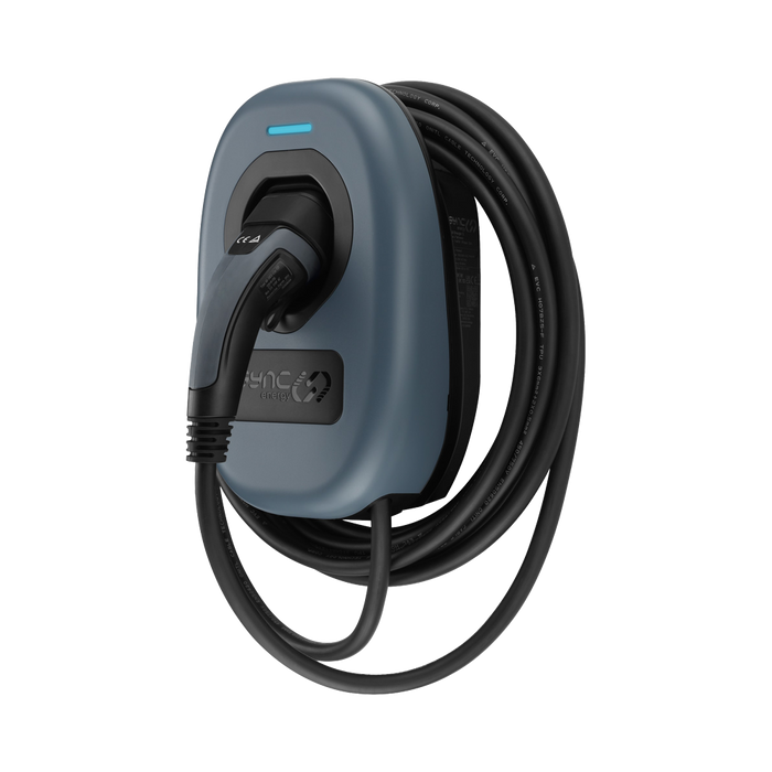 Sync Energy EV Charger Faceplate In Blue Grey EVWC2TPBG