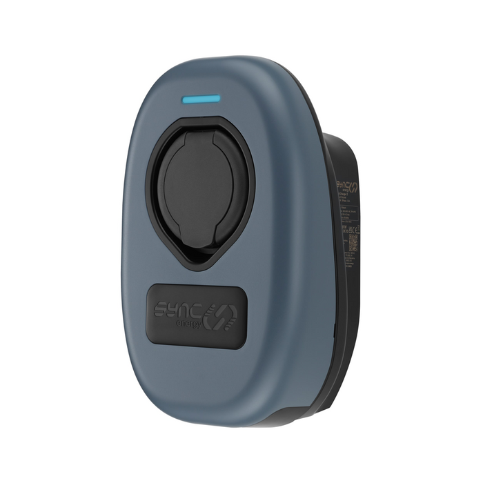 Sync Energy EV Charger Faceplate In Blue Grey EVWC2TPBG