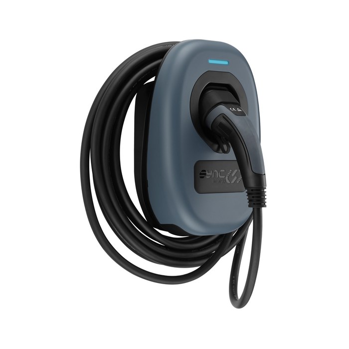 Sync Energy EV Charger Faceplate In Blue Grey EVWC2TPBG