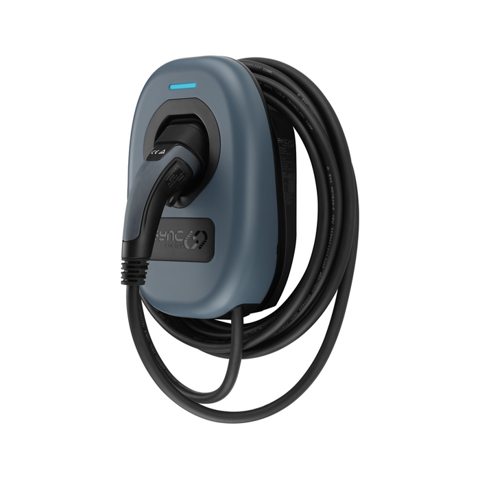 Sync Energy EV Charger Faceplate In Blue Grey EVWC2TPBG