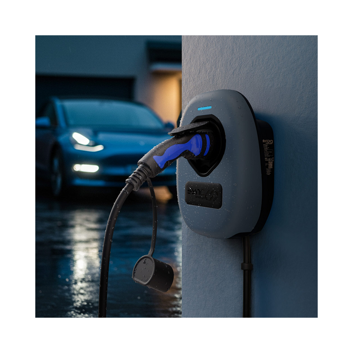 Sync Energy EV Charger Faceplate In Blue Grey EVWC2TPBG
