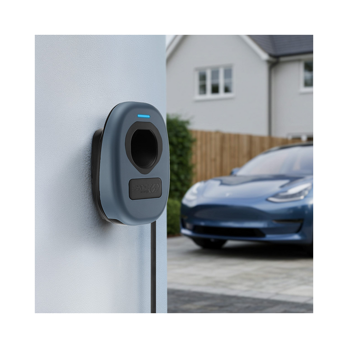 Sync Energy EV Charger Faceplate In Blue Grey EVWC2TPBG