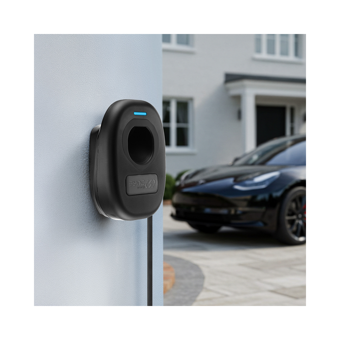 Sync Energy EV Charger Faceplate In Jet Black EVWC2TPJB