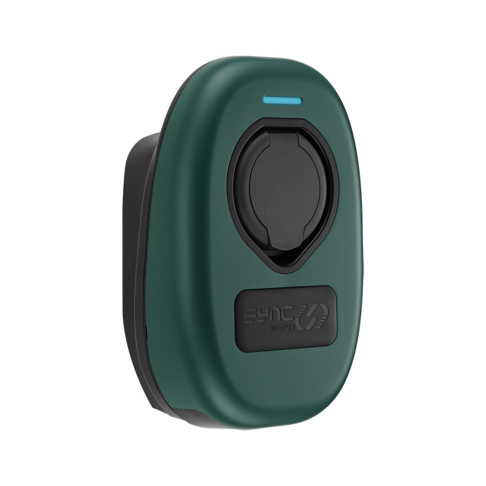 Sync Energy EV Charger Faceplate In Racing Green EVWC2TPRG