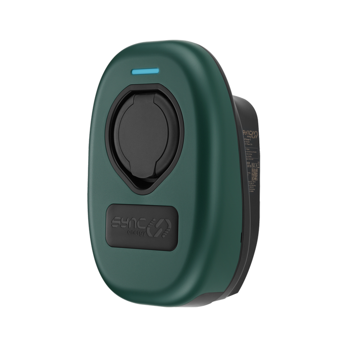 Sync Energy EV Charger Faceplate In Racing Green EVWC2TPRG