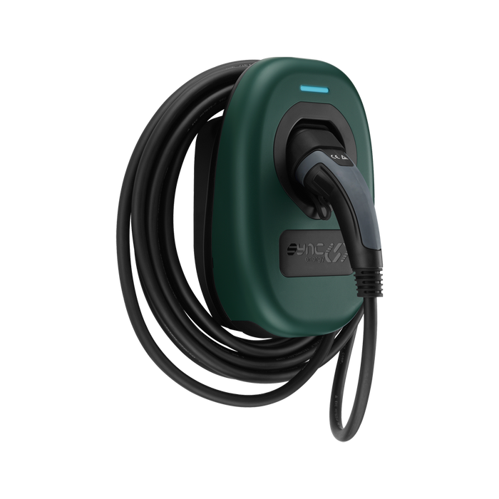 Sync Energy EV Charger Faceplate In Racing Green EVWC2TPRG