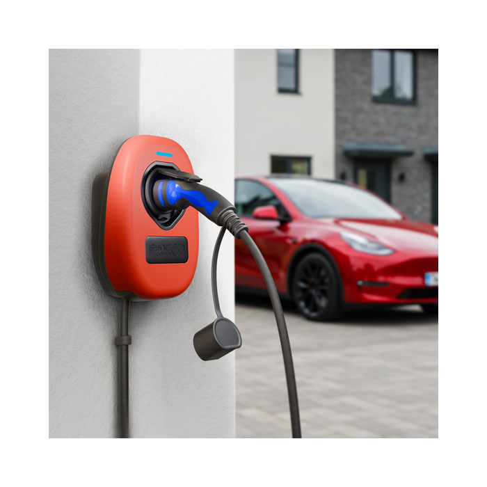 Sync Energy EV Charger Faceplate In Signal Red EVWC2TPSR