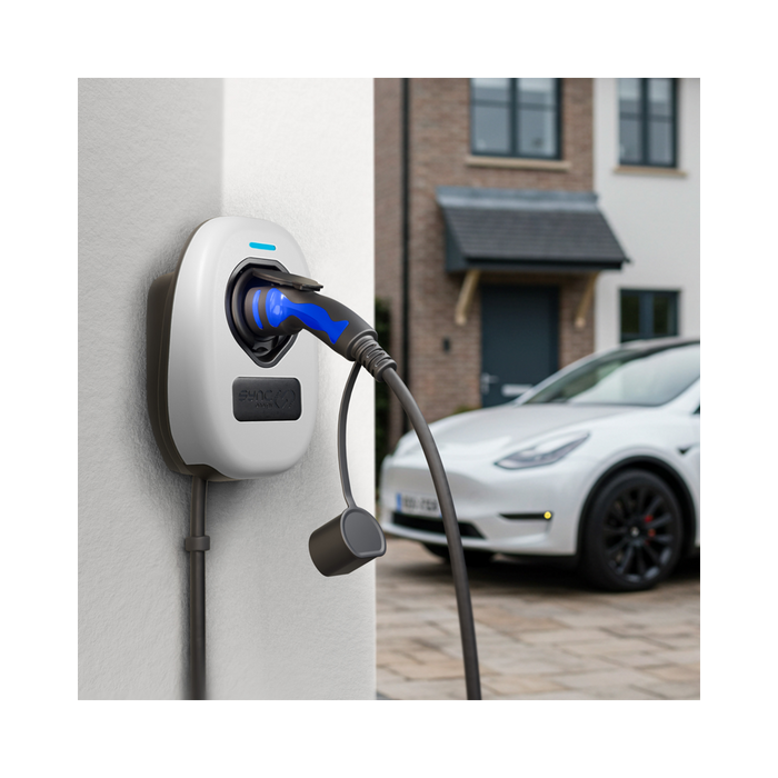 Sync Energy EV Charger Faceplate In Signal White EVWC2TPTW