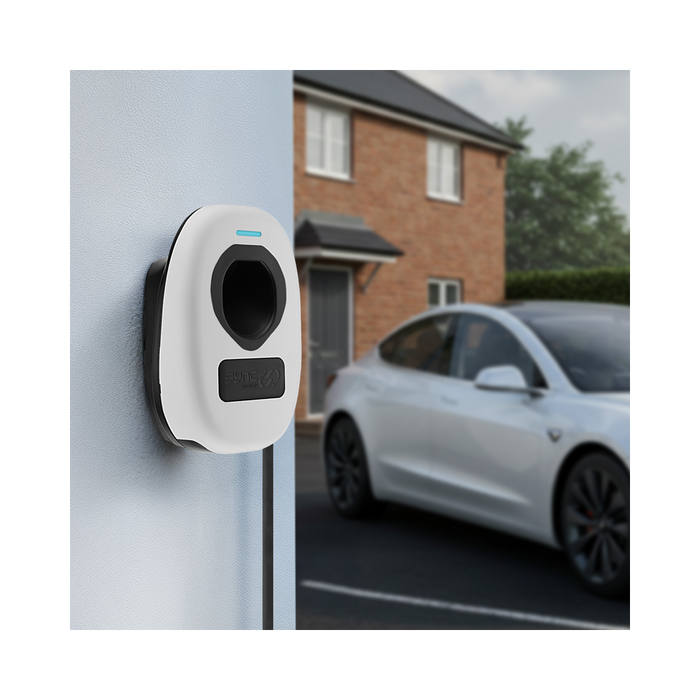 Sync Energy EV Charger Faceplate In Signal White EVWC2TPTW