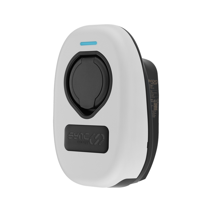 Sync Energy EV Charger Faceplate In Signal White EVWC2TPTW