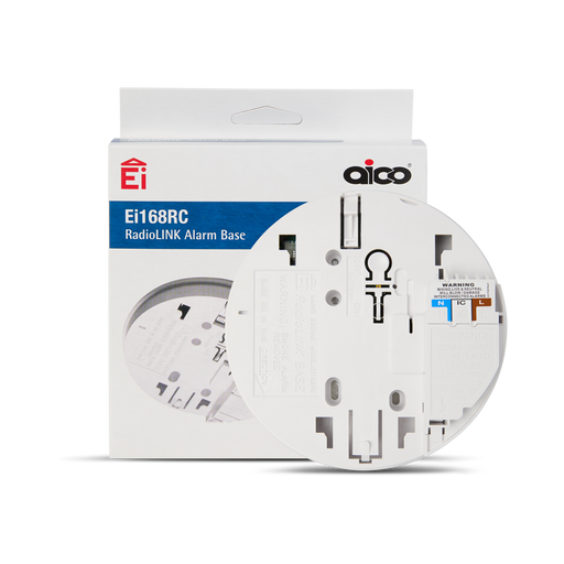 Aico Ei168RC product shown in front of its retail packaging