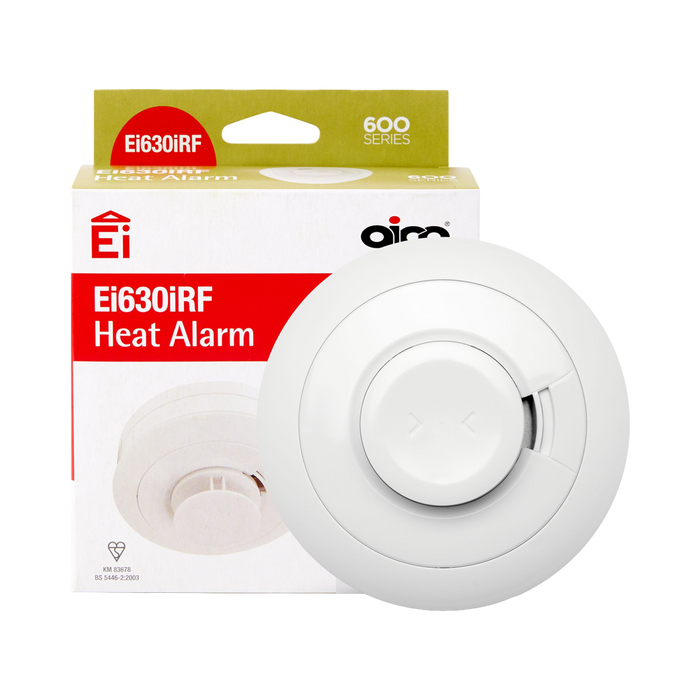 Aico Ei630iRF product shown in front of its retail packaging