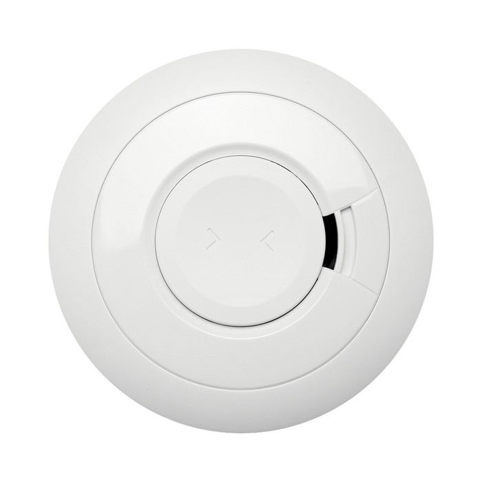 Aico Ei650i 10-year battery optical smoke alarm front view