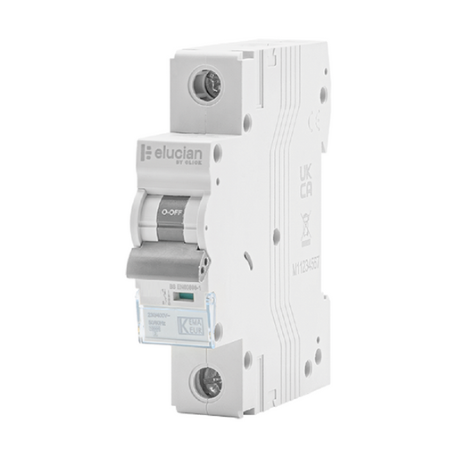 Elucian 3 Phase C Curve SP MCB 25A CU1MCB25C10 available from RS Electrical Supplies