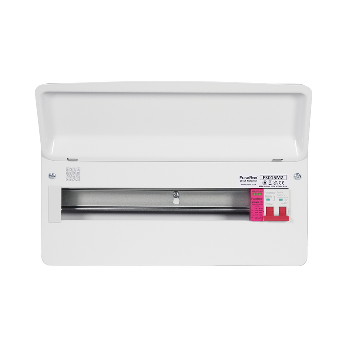 FuseBox 15 Way 100A Main Switch Consumer Unit with Type 2 SPD F3015MZ