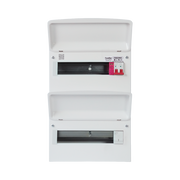 FuseBox 23 Way 100A Main Switch Double Bank Consumer Unit with Type 2 SPD F3023MZ