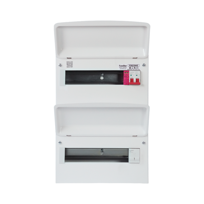 FuseBox 23 Way 100A Main Switch Double Bank Consumer Unit with Type 2 SPD F3023MZ