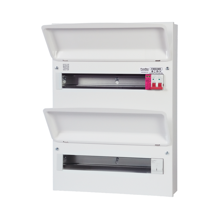 FuseBox 31 Way 100A Main Switch Double Bank Consumer Unit with Type 2 SPD F3031MZ