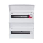 FuseBox 31 Way 100A Main Switch Double Bank Consumer Unit with Type 2 SPD F3031MZ