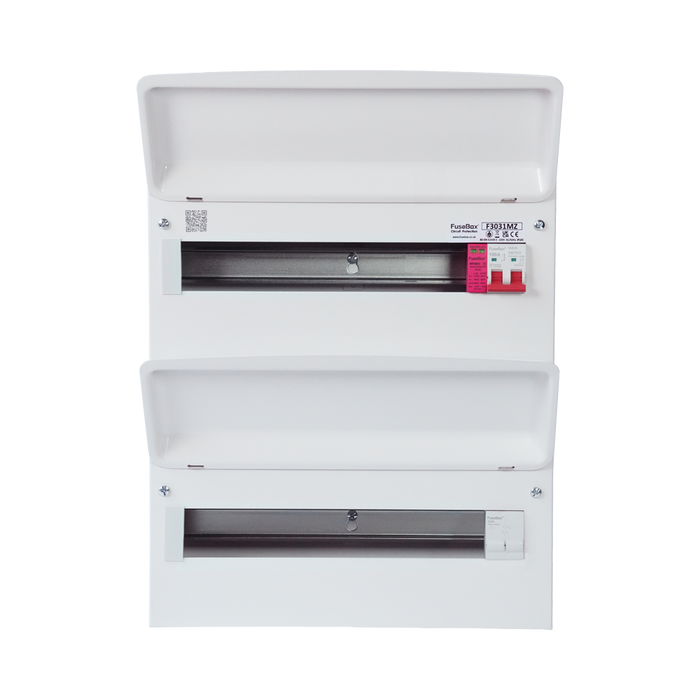 FuseBox 31 Way 100A Main Switch Double Bank Consumer Unit with Type 2 SPD F3031MZ