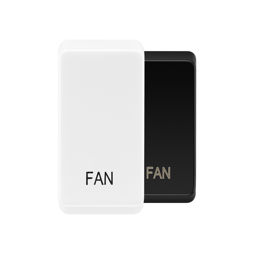 BG Evolve White fan rocker cap colour range with Evolve White at the front