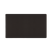 Front view of BG Nexus Screwless Black Nickel Double Blank Plate