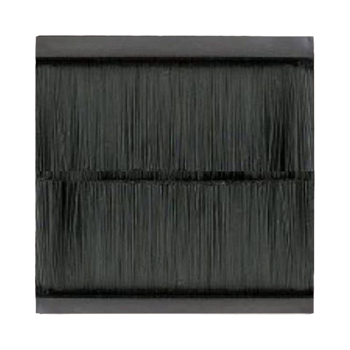 BG Nexus Screwless Black Nickel 2G Cable Brush Outlet FBNEMS2BR